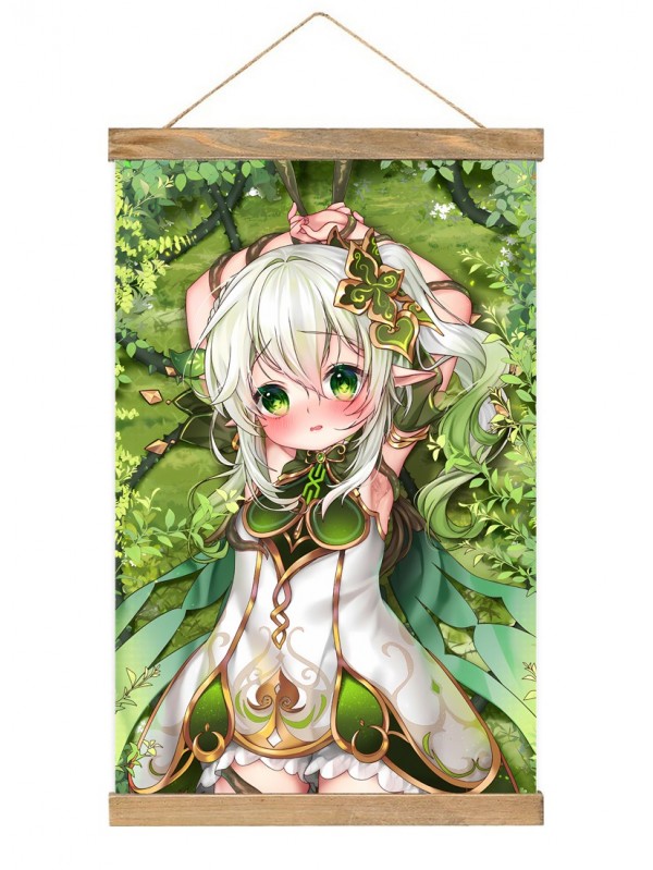 Special Anime Wall Scroll Hanger Genshin Impact Nahida 40x60cm(23.6x15.7in)