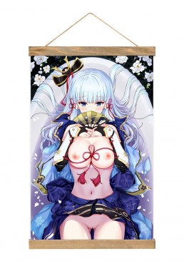 High Quality Wall Scroll Poster Genshin Impact Kamisato Ayaka 40x60cm(23.6x15.7in)