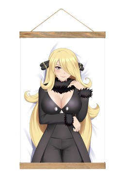 Durable Wall Scroll Hooks Pokemon Cynthia 40x60cm(23.6x15.7in)