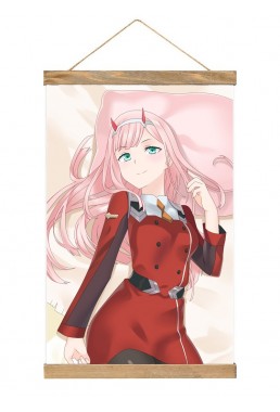 Unique Wall Scroll Decor Darling In The Franxx Zero Two 2 40x60cm(23.6x15.7in)