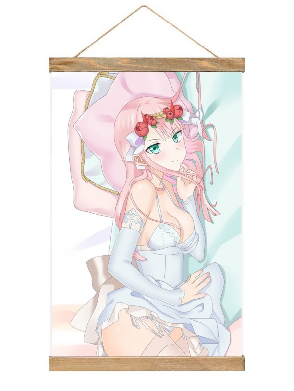 Feature Wall Scroll Decor Anime Darling In The Franxx Zero Two 2 40x60cm(23.6x15.7in)