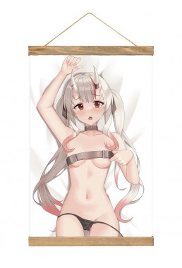 Soft Wall Scroll Poster Virtual Youtuber Nakiri Ayame 40x60cm(23.6x15.7in)