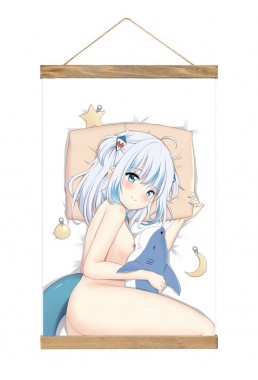 2023 Japanese Wall Scroll Virtual Youtuber Gawr Gura 40x60cm(23.6x15.7in)