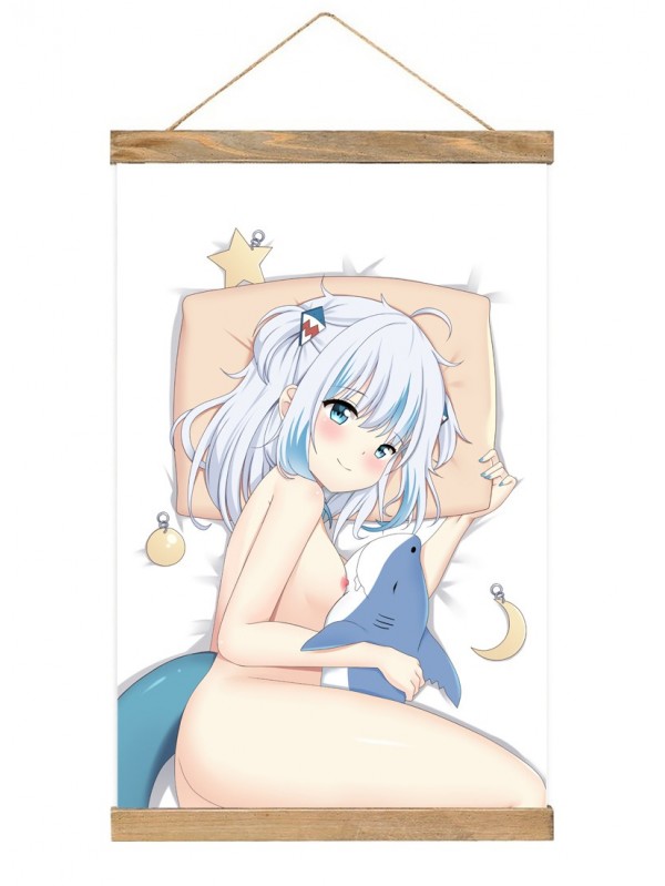 2023 Japanese Wall Scroll Virtual Youtuber Gawr Gura 40x60cm(23.6x15.7in)