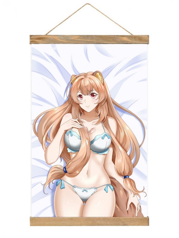 Wholesale Wall Scroll Hooks The Rising Of The Shield Hero Raphtalia 40x60cm(23.6x15.7in)