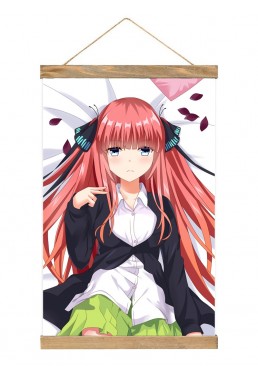 Custom Wall Scroll Poster The Quintessential Quintuplets Miku Nakano Nakano Nino 40x60cm(23.6x15.7in)