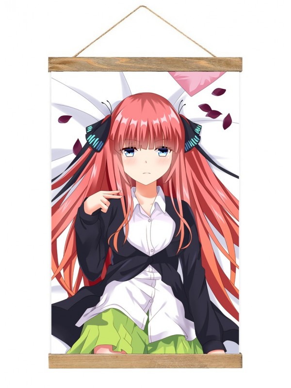 Custom Wall Scroll Poster The Quintessential Quintuplets Miku Nakano Nakano Nino 40x60cm(23.6x15.7in)