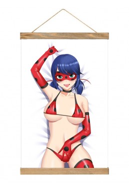 Durable Wall Scroll Decor Miraculous Tales Of Ladybug Cat Noir  40x60cm(23.6x15.7in)