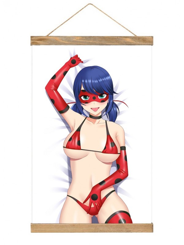Durable Wall Scroll Decor Miraculous Tales Of Ladybug Cat Noir  40x60cm(23.6x15.7in)