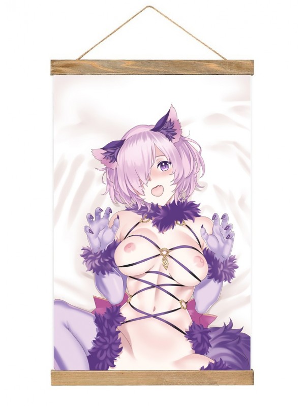 Best Anime Wall Scroll Poster Fate Grand Order Mash 40x60cm(23.6x15.7in)