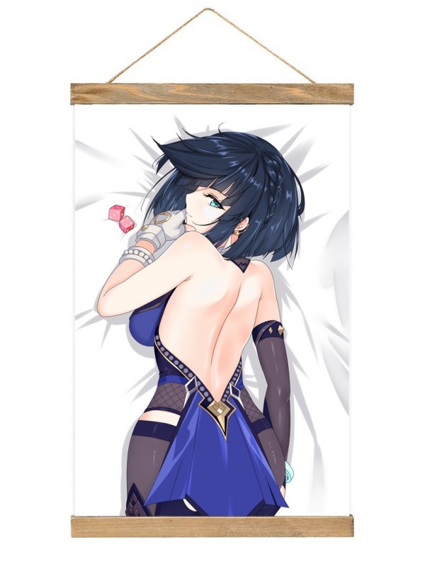 Fashion Wall Scroll Poster Anime Genshin Impact Ye Lan 40x60cm(23.6x15.7in)
