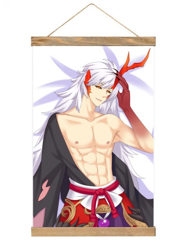 Shopping Japanese Wall Scroll Hangers Onmyoji Ibaraki Douji 40x60cm(23.6x15.7in)