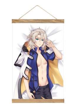 Clearance Wall Scroll Poster Genshin Impact Albedo 40x60cm(23.6x15.7in)