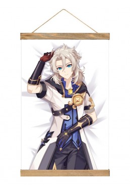 Welcome Wall Scroll Poster Albedo Genshin Impact 40x60cm(23.6x15.7in)