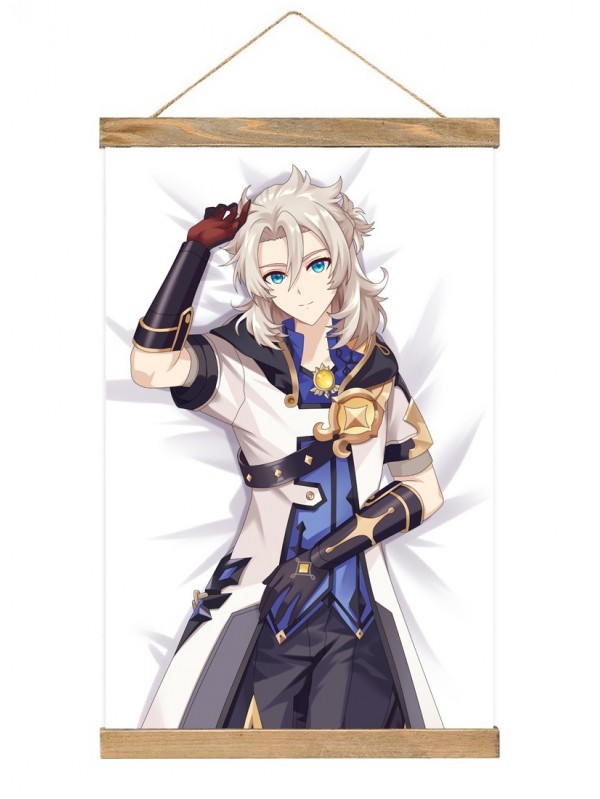 Welcome Wall Scroll Poster Albedo Genshin Impact 40x60cm(23.6x15.7in)
