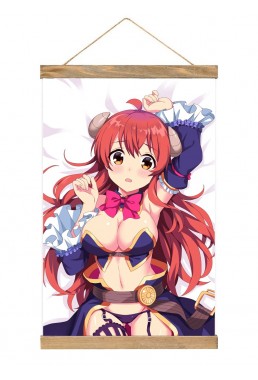 Fashion Wall Scroll Decor The Demon Girl Next Door Yoshida Yuko Shadow Mistress Shamiko 40x60cm(23.6x15.7in)