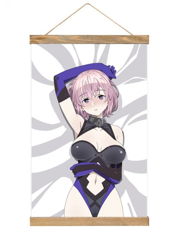 Funny Anime Wall Scroll Fategrand Order Fgo Mash Kyrielight 40x60cm(23.6x15.7in)