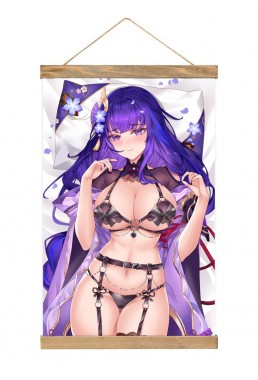 Wholesale Anime Wall Scroll Genshin Impact Raiden Shogun Baal 40x60cm(23.6x15.7in)