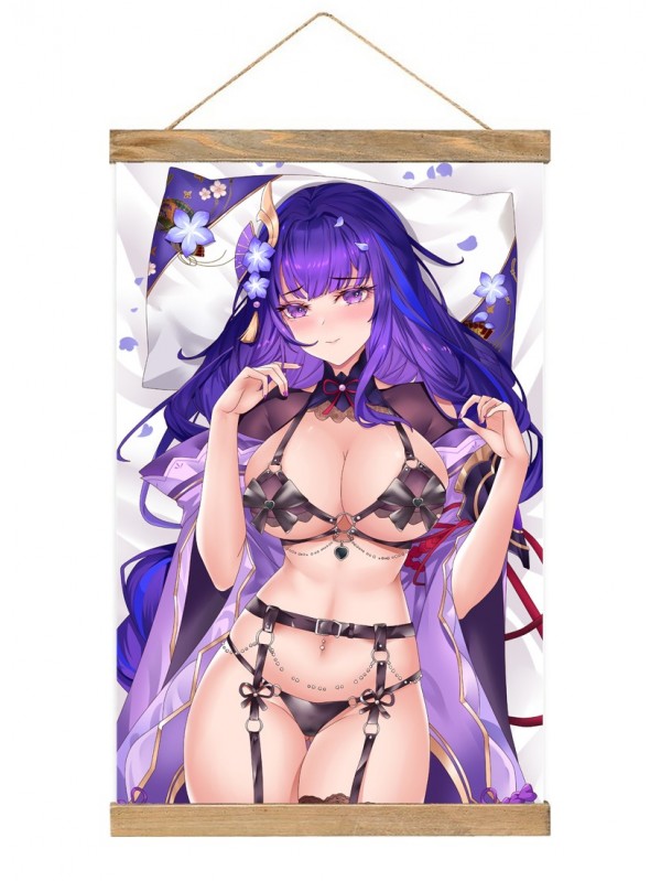 Wholesale Anime Wall Scroll Genshin Impact Raiden Shogun Baal 40x60cm(23.6x15.7in)