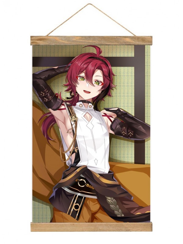 Clearance Wall Scroll Hanger Genshin Impact Shikanoin Heizou 40x60cm(23.6x15.7in)