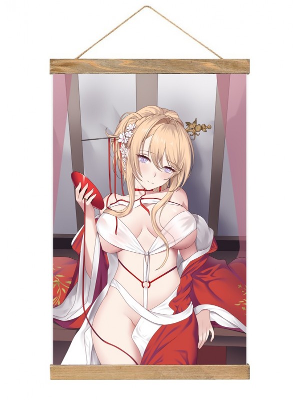 Limited Edition Anime Wall Scroll Sexy Azur Lane Hms Glorious 40x60cm(23.6x15.7in)
