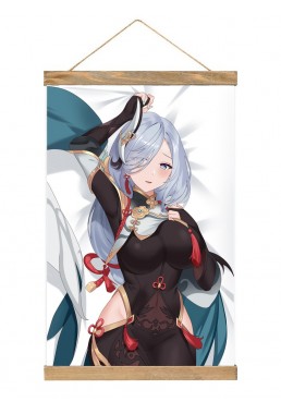 Best Japanese Wall Scroll Genshin Impact Shenhe 40x60cm(23.6x15.7in)
