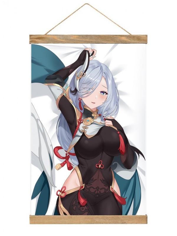 Best Japanese Wall Scroll Genshin Impact Shenhe 40x60cm(23.6x15.7in)