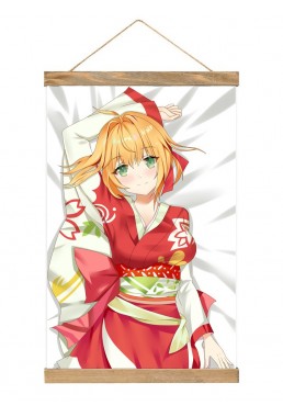 Funny Wall Scroll Hanger Fate Grand Order Saber Nero 40x60cm(23.6x15.7in)