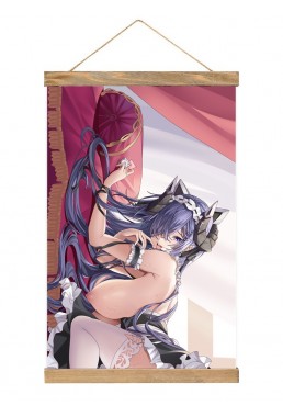 Welcome Wall Scroll Poster Azur Lane Kms August Von Parseval  40x60cm(23.6x15.7in)