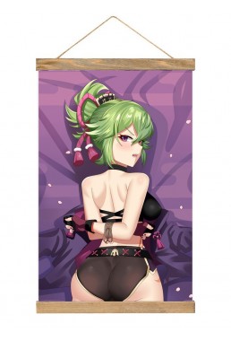 High Quality Wall Scroll Poste Genshin Impact Kuki Shinobu 40x60cm(23.6x15.7in)