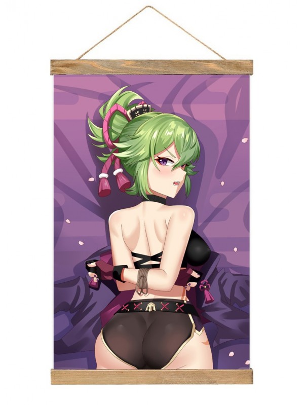 High Quality Wall Scroll Poste Genshin Impact Kuki Shinobu 40x60cm(23.6x15.7in)