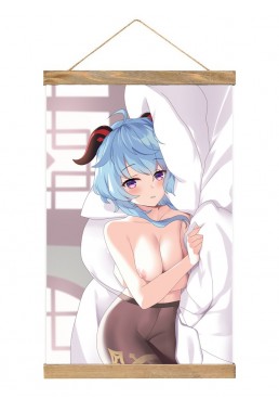 Special Anime Wall Scroll Hanger Genshin Impact Ganyu 40x60cm(23.6x15.7in)