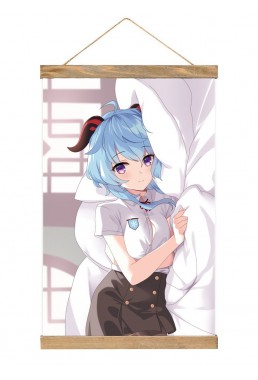 Clearance Japanese Wall Scroll Genshin Impact Ganyu 40x60cm(23.6x15.7in)