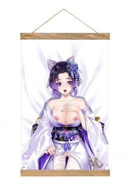 Fashion Wall Scroll Poster Demon Slayer Kimetsu No Yaiba Kochou Shinobu 40x60cm(23.6x15.7in)