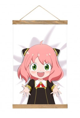 Premium Wall Scroll Hooks Spy X Family Anya Forger 40x60cm(23.6x15.7in)
