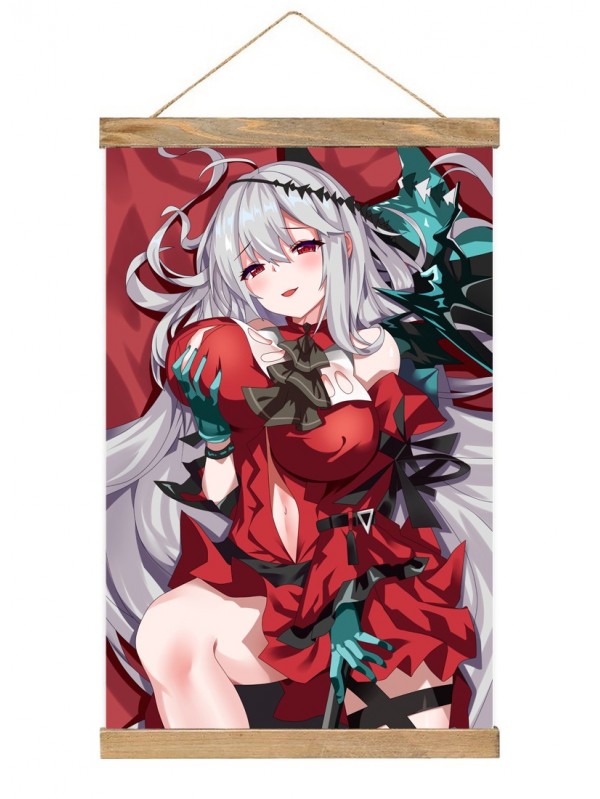 Soft Anime Wall Scroll Sexy Arknights Skadi The Corrupting Heart 40x60cm(23.6x15.7in)