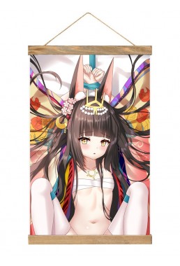 Best Japanese Wall Scroll Art Azur Lane Akagi 40x60cm(23.6x15.7in)