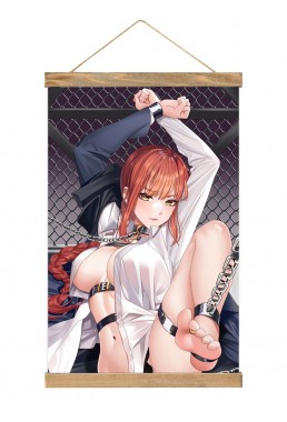 Fashion Japanese Wall Scroll Chainsaw Man Makima 40x60cm(23.6x15.7in)