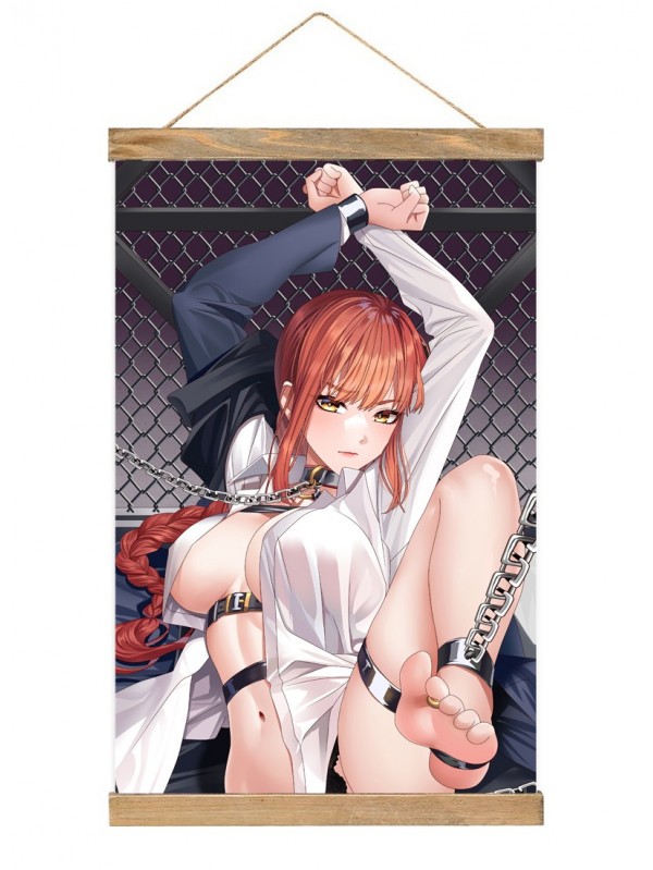 Fashion Japanese Wall Scroll Chainsaw Man Makima 40x60cm(23.6x15.7in)