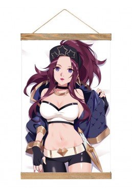 Custom Wall Scroll Hanging League Of Legends Akali 40x60cm(23.6x15.7in)