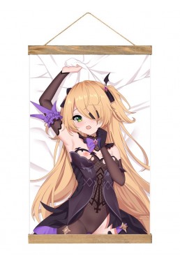 Durable Wall Scroll Poster Anime Genshin Impact Fischl 40x60cm(23.6x15.7in)