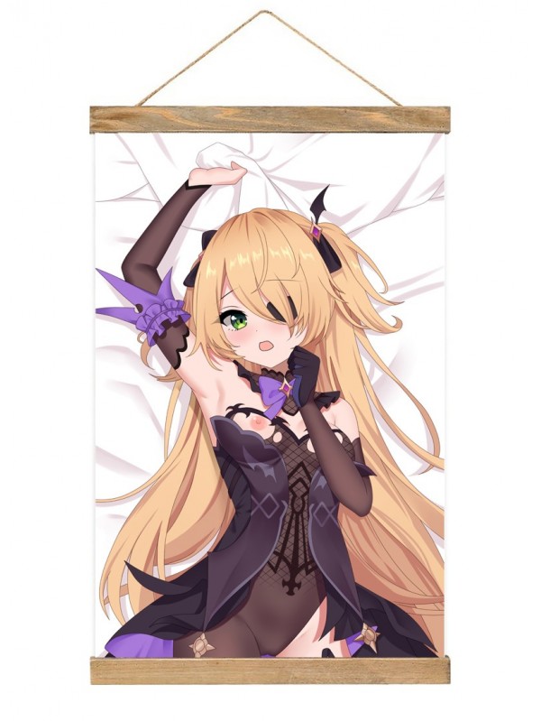 Durable Wall Scroll Poster Anime Genshin Impact Fischl 40x60cm(23.6x15.7in)