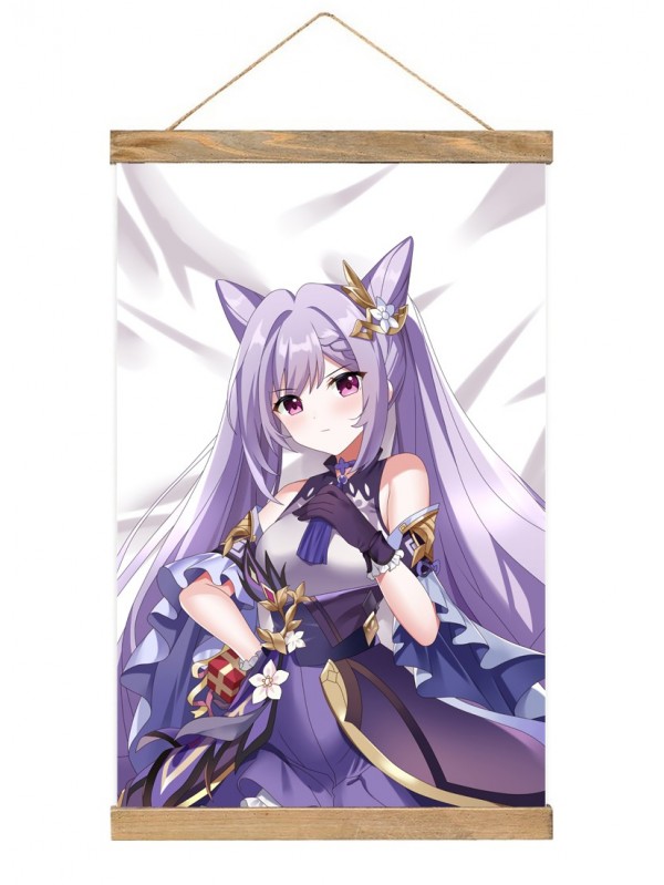 Shopping Wall Scroll Poste Genshin Impact Keqing 40x60cm(23.6x15.7in)