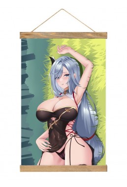 Shopping Wall Scroll Hanger Genshin Impact Shenhe 40x60cm(23.6x15.7in)