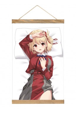 Best Wall Scroll Decor Anime Lycoris Recoil Nishikigi Chisato 40x60cm(23.6x15.7in)