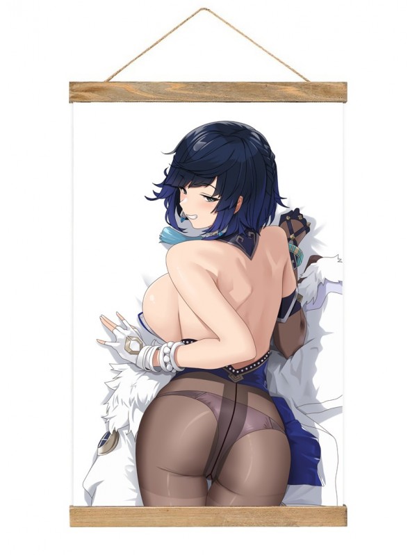 Unique Wall Scroll Genshin Impact Yelan 40x60cm(23.6x15.7in)
