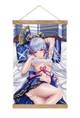Fashion Anime Wall Scroll Poster Genshin Impact Kamisato Ayaka 40x60cm(23.6x15.7in)