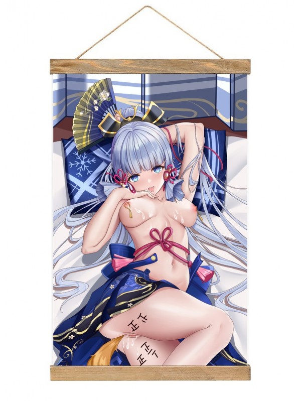 Buy Anime Wall Scroll Genshin Impact Kamisato Ayaka 40x60cm(23.6x15.7in)