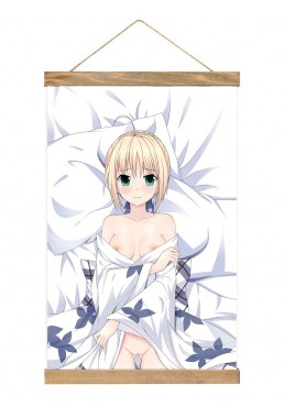 Cheap Japanese Wall Scroll Fatestay Night Saber Altria Pendragon 40x60cm(23.6x15.7in)