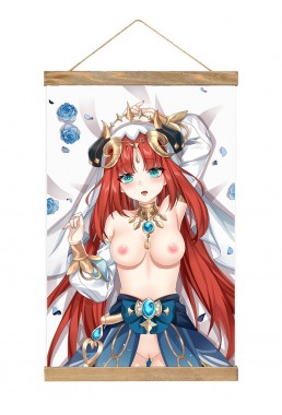 Personalised Wall Scroll Poster Genshin Impact Nilou 40x60cm(23.6x15.7in)